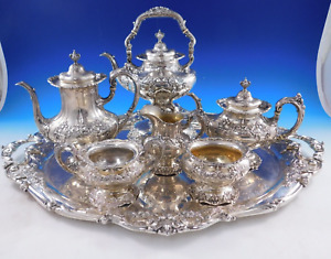 Francis I by Reed & Barton Sterling Silver Tea Set 7pc w/ Kettle & Tray #292365