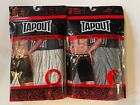 NEW TapouT Mens Athletic Underwear - 2-Pack Stretch Athletic Boxer Briefs