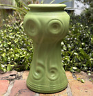 WELLER POTTERY EARLY ONE OF A KIND GREEN VASE....SIGNED!