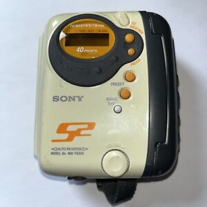 New ListingSony Walkman S2 WM-FS555 Sports Cassette Player Tested Working (No Headphones)