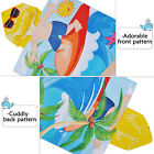 Mermaid Kids Poncho Towel,Surf Beach Bath Swim Hooded Towels for 2-7 Years Girls
