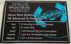 LEGO Star Wars UCS Sticker 10175 TIE Advance x1 Prototype Vader's Tie Fighter