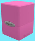 ULTRA PRO HOT PINK SATIN CUBE DECK BOX Card Compartment Storage Case mtg ccg tcg