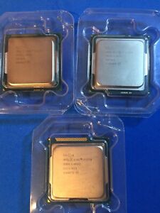 1 LOT OF 3 Different CPU (2) I5-4590 SR1QJ 3.30GHZ / (1) I7-3770 SR0PK 3.40GHZ