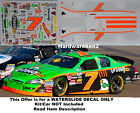 NASCAR DECAL # 7 GO DADDY.COM CHEVROLET 2010 MONTE CARLO DANICA PATRICK 1/24