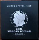 2021 D Morgan Uncirculated Dollar OGP - box w/ COA only - NO COIN