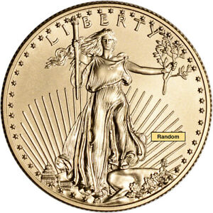 American Gold Eagle (1/2 oz) $25 - BU - Random Date