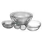 10 Pcs Glass Mixing Bowl Set Nesting Serving Bowls,Dishwasher Safe,Space Saving