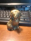 VINTAGE BRASS STAFFORDSHIRE STYLE KING CHARLES SPANIEL DOG PAPERWEIGHT 3