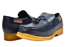 NEW British Walker Mens Shoes Leather Suede Slip On Crepe Sole Brooklyn Blue