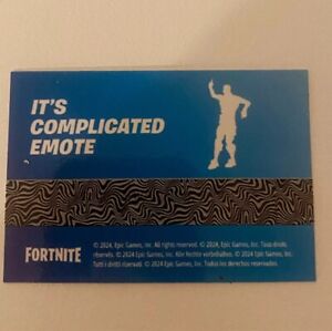 Fortnite It's Complicated Emote Code (Contact Me Before Buying)