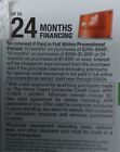 Home Depot Coupon up 24 Months exp 5/08/2024 Online or In-store, w/Card-