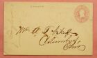 DR WHO 1860S DPO 1836-1893 STOUTS OH OHIO CANCEL STATIONERY 114923