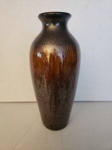 New ListingVintage Brown Reactive Chinese Ceramic Bottle Vase