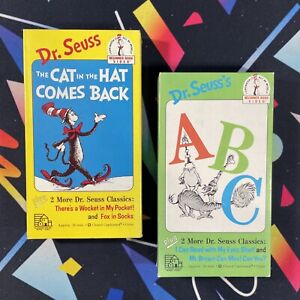 The Cat in the Hat Comes Back & Dr. Seuss’s A B C (VHS 1991) Random House