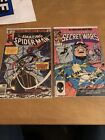 amazing Spider-Man issue 210 with marvel superheroes secret wars issue 7