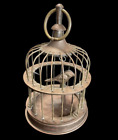 Vintage Brass Handmade Bird Cage Decor 5'x 3.5 India