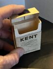 Vintage EMPTY Kent Cigarettes Cardboard Box Pack