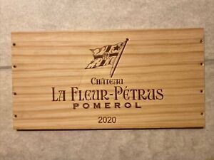 1 Rare Wine Wood Panel Château La Fleur Pétrus Vintage CRATE BOX SIDE 3/24 540