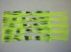 New Listing5 SPINNERBAIT SKIRTS Color: LIVING IMAGE CHARTREUSE SHAD  for 3/4oz & 1 oz
