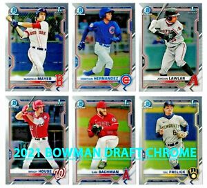 2021 BOWMAN DRAFT CHROME Prospects 1st RC Complete Your Set 19¢ SHIP YOU PICK!