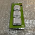 Commercial Electric 3-Pack Motion Activated LED White Puck Light, Batt. Included