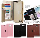 For Samsung Galaxy S6 Edge+ Plus -Multi Card Leather Card Wallet Flip Pouch Case