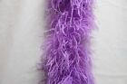 6 ply ostrich feather boa lavender /Lilac .6 feet long
