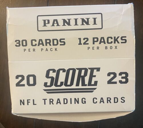 2023 Panini Score Football 12 Fat Pack Box 30 Cards Per Pack