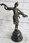 New ListingBronze statue art deco Dancer sculpture SIGNED Kernalan Hot Cast Figurine Statue