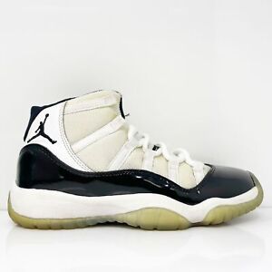 Nike Boys Air Jordan 11 378038-100 White Basketball Shoes Sneakers Size 6Y