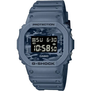Casio G-SHOCK DW5600CA-2 Camouflage Motif Blue Digital 200m Men's Watch