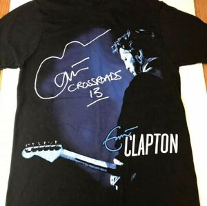 Vintage Eric Clapton ​Concert Men T-shirt Black Cotton Tee All Sizes S-5XL