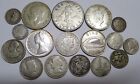 Awesome Lot of 17 SILVER World Coins! Many Countries! Total Weight 118 grams!!