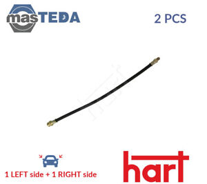 220 104 BRAKE HOSE LINE PIPE FRONT UPPER HART 2PCS NEW OE REPLACEMENT
