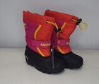 ❣️NIB! SOREL Insulated Childrens Flurry Boot | Red/Pink | Kid/Youth Size 12