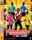 Samurai Sentai Shinkenger (Vol.1 - 49 End) DVD with English Subtitles