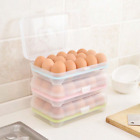 Large Kitchen, Rolling Egg Container for Refrigerator with Lid, Fridge Organizer