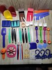 Tupperware Kitchen Utensil Gadgets Mixed Lot 44 Pieces ALL IN PHOTO