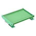 PCB DIN Rail Mount Carrier, Circuit Board Mounting Holder 100x160mm Green