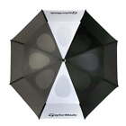 68 In Automatic Open Golf Umbrella Oversized Vented Double Canopy Black/White