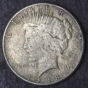 1928-P Peace Silver Dollar $1- COINGIANTS -