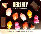 HERSHEY 12 Piece Make Up Beauty Blender Sponges Damp/Dry Buildable Full Coverage