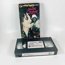 Vtg Alice Cooper Tour The Nightmare Returns VHS Alive Video 1987