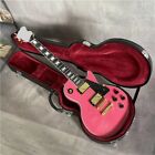 New ListingNew Custom Dark Pink LP Electric Guitar Solid Mahogany HH Pickups Gold Hardware