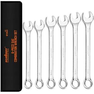 HORUSDY Large Wrench Set with Rolling Pouch | Metric | 6-Piece | 23Mm 24Mm 26M