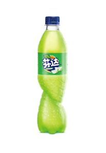 24 Exotic Fanta China Green Apple Soft Drink 500ml Each Bottle -Free Shipping