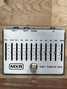 MXR M108S 10-Band EQ Pedal, Silver