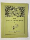 The Lyon & Healy Harp Facsimile of 1899 Harp Book 90th Anniversary SC 1979