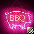 1pc BBQ Neon Signs For Wall Decor - Illuminate Your Space With Vibrant LED Light